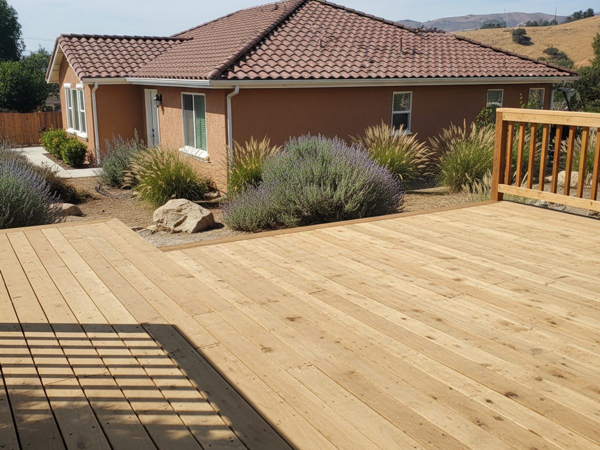 Deck Railing Installation completed by Coastal Deck Solutions in Madera, CA