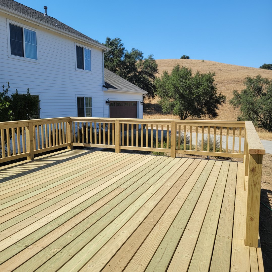 Deck Resurfacing completed by Coastal Deck Solutions in Hanford, CA