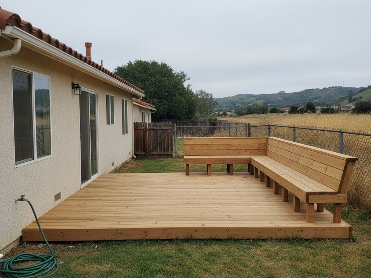 Deck Installation completed by Coastal Deck Solutions in Dinuba, CA