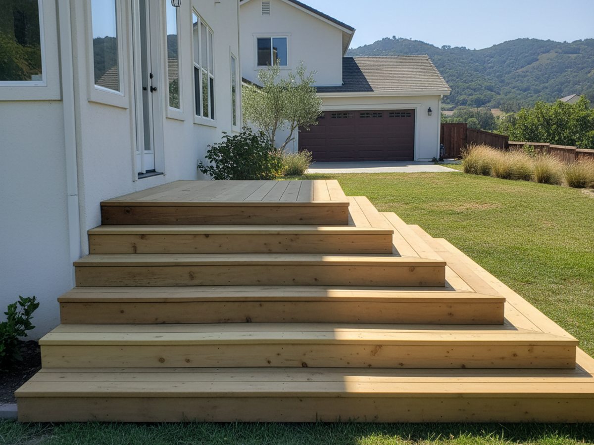 Composite Decking Installation completed by Coastal Deck Solutions in Fresno, CA