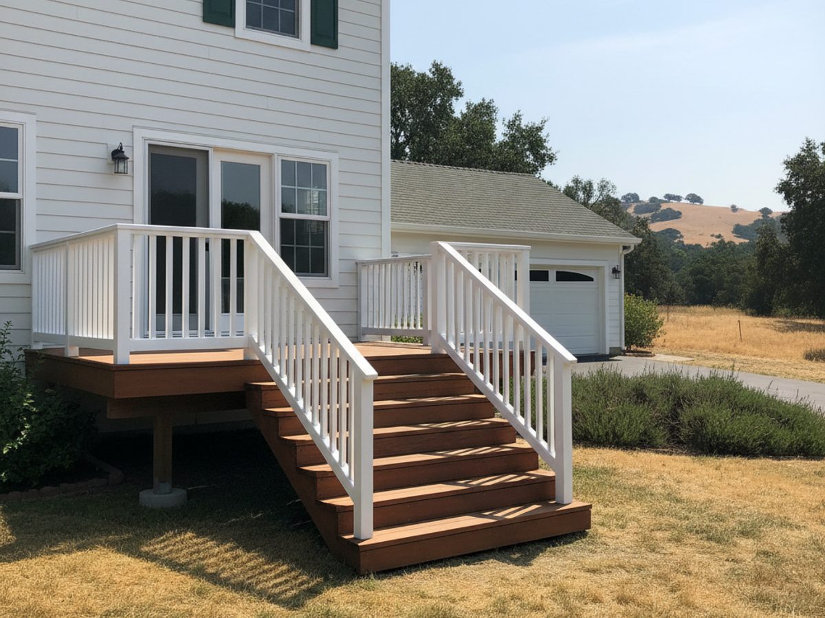 Coastal Deck Solutions crew at work on a home in Fresno, CA
